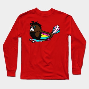 Pansexual Pride Bird Long Sleeve T-Shirt